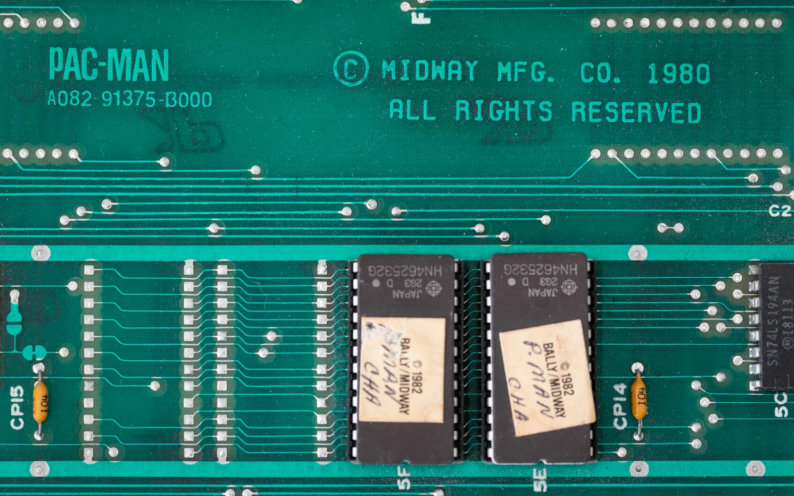 My original Pac-Man PCB